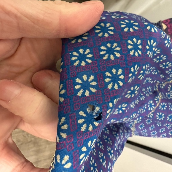 Blue and‎ Purple Sleeveless Maxi Sundress - Picture 5 of 8